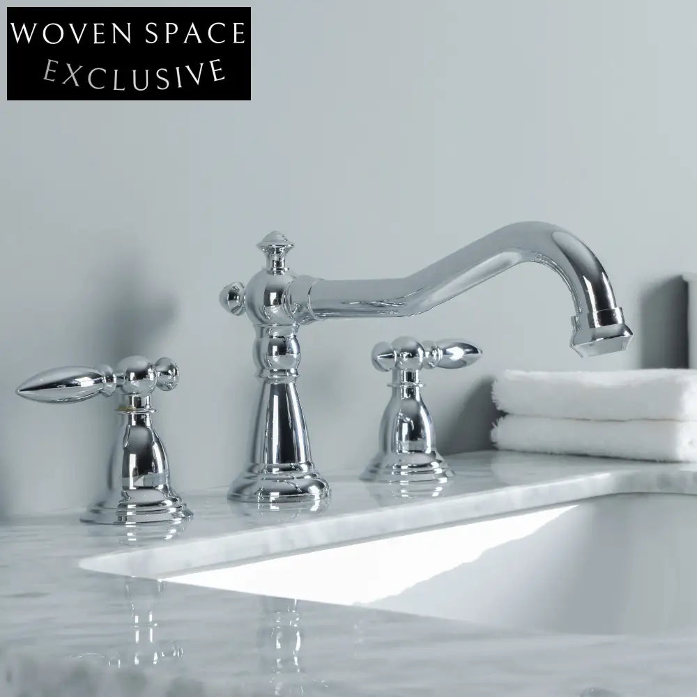 Elegant 36-inch Modern Single Sink Bathroom Vanity with Carrara Marble Top