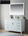 Elegant 48-Inch White Solid Wood Bathroom Vanity Cabinet with Marble Top