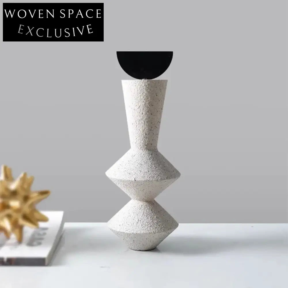 Elegant Abstract Resin Irregular Sculpture Art Home Office Decor Set