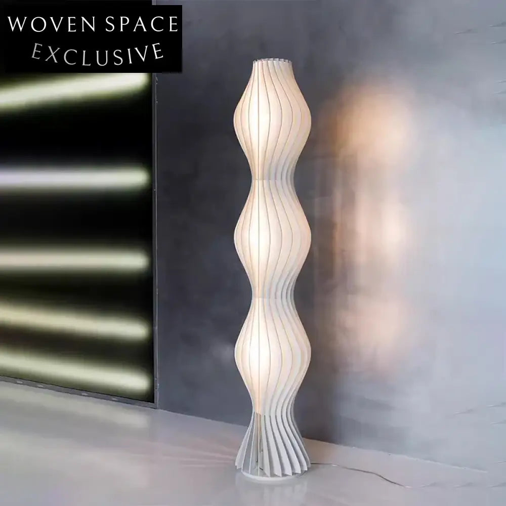 Elegant Acrylic Iron Modern Standing Tall Living Room Floor Lamp