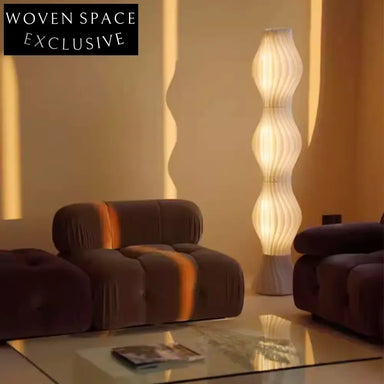 Elegant Acrylic Iron Modern Standing Tall Living Room Floor Lamp