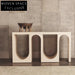 Elegant Arch Console Table, Unique Modern Entryway Accent Furniture