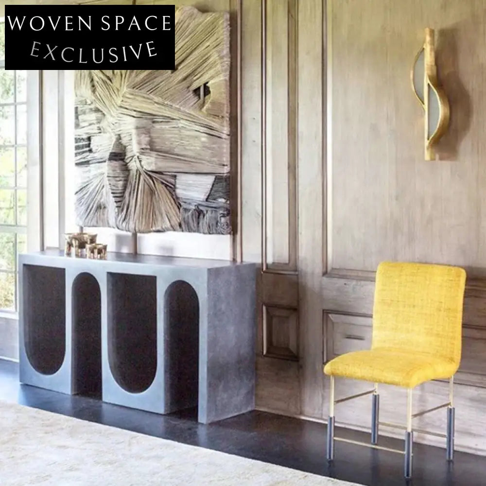 Elegant Arch Console Table, Unique Modern Entryway Accent Furniture