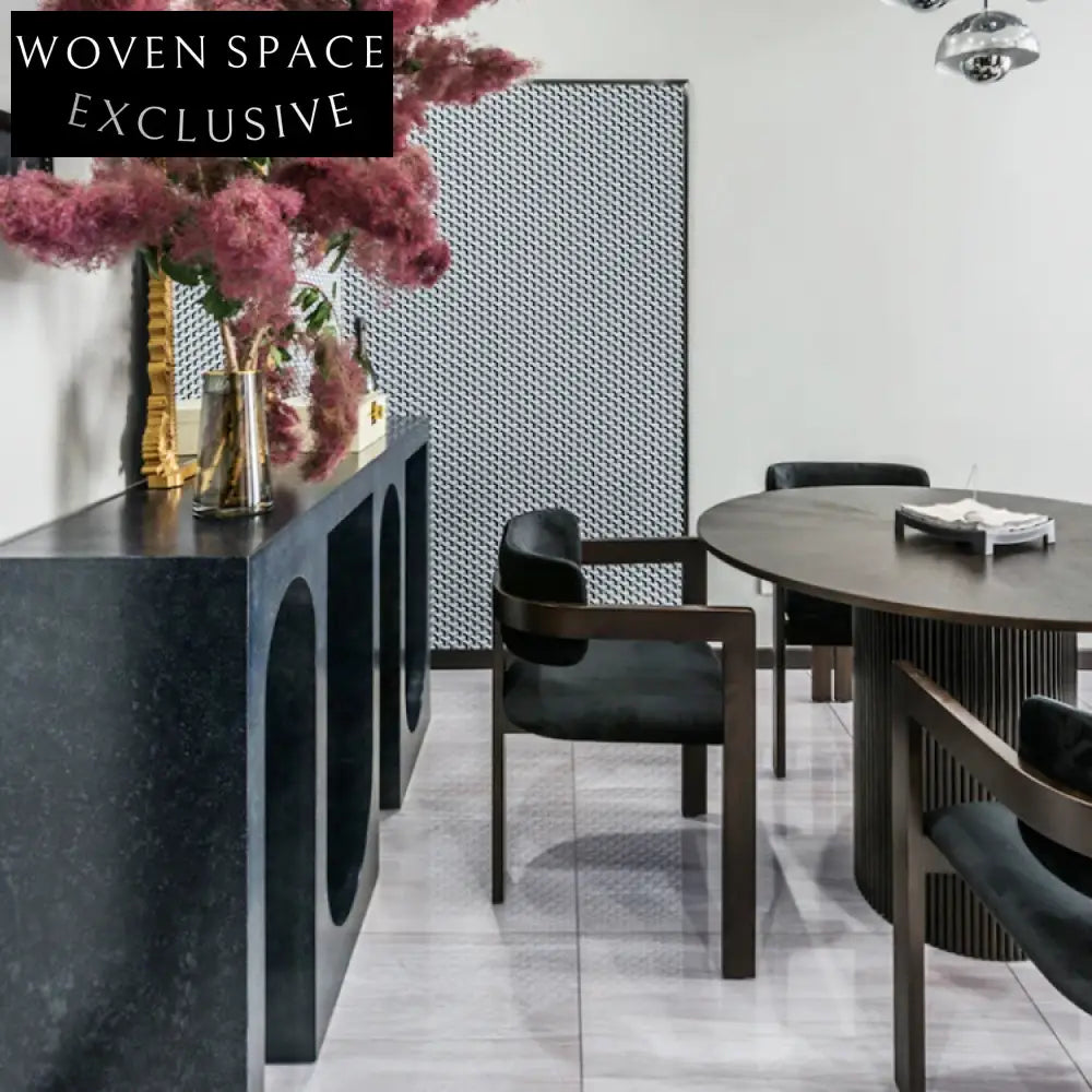 Elegant Arch Console Table, Unique Modern Entryway Accent Furniture