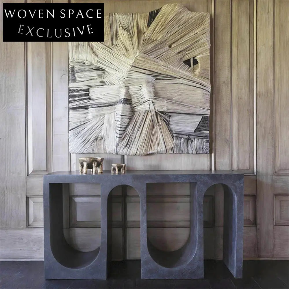 Elegant Arch Console Table, Unique Modern Entryway Accent Furniture