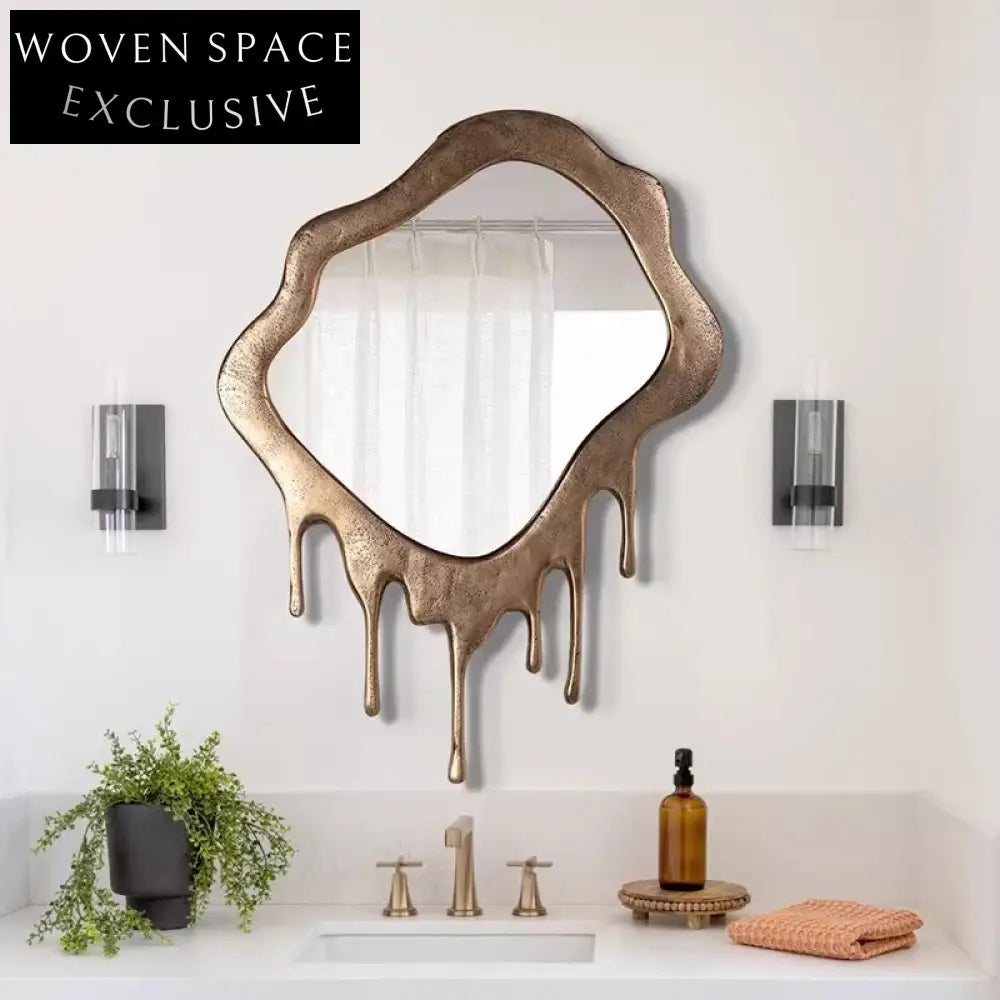 Elegant Art Deco Handmade Console Mirror for Luxurious Home Wall Decor