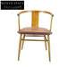 Elegant Ash Solidwood Windsor Dining Chair with New Chinese Style Design