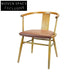 Elegant Ash Solidwood Windsor Dining Chair with New Chinese Style Design