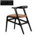 Elegant Ash Wood Fabric Dining Arm Chair for Modern Homes & Hotels