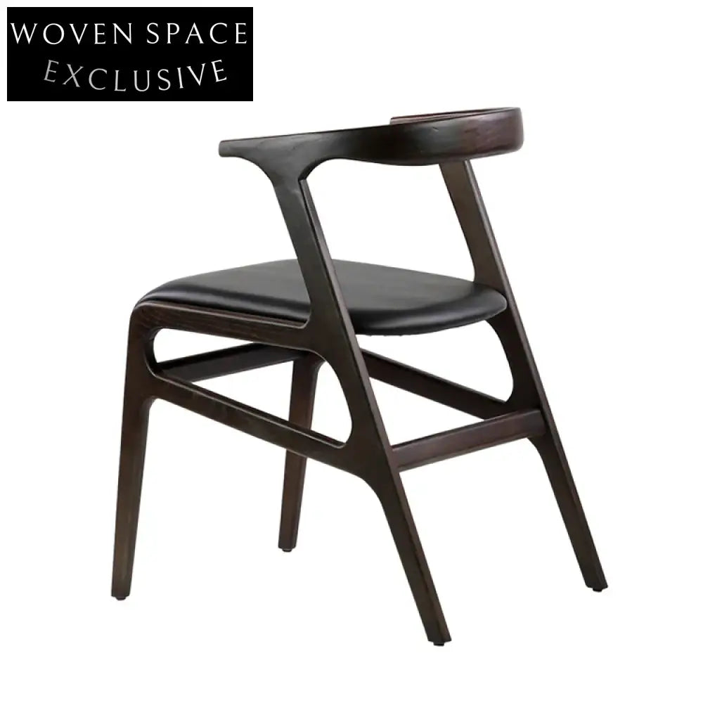 Elegant Ash Wood Fabric Dining Arm Chair for Modern Homes & Hotels