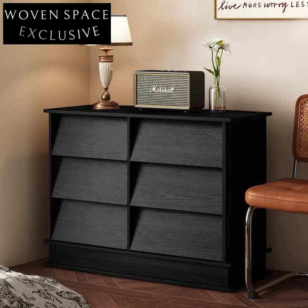 Elegant Ash Wood Sideboard, Modern French Style Storage Cabinet for Dining & Living Room