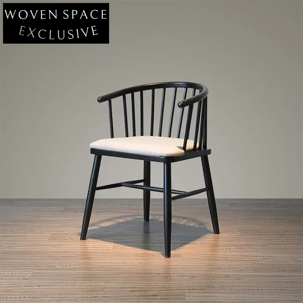 Elegant Ash Wood Windsor Dining Arm Chair