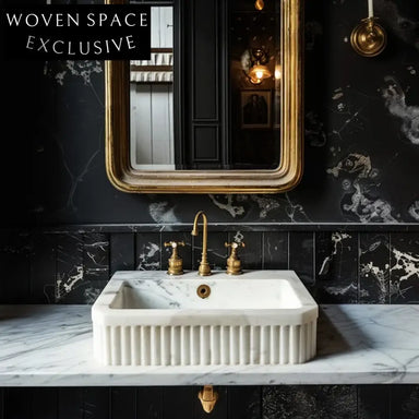 Elegant Bathroom Sink Wall Mount Marble Sink