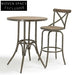 Elegant Bentwood Dining Chair with Steel Legs for Modern Kitchens and Cafes