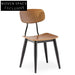 Elegant Bentwood Dining Chair with Steel Legs for Modern Kitchens and Cafes