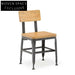 Elegant Bentwood Dining Chair with Steel Legs for Modern Kitchens and Cafes