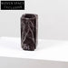 Elegant Black Marble Flower Vase, Modern Home Decor, Dining Room Accent