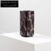 Elegant Black Marble Flower Vase, Modern Home Decor, Dining Room Accent