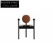 Elegant Black PU Leather Solid Wood Dining Chair for Modern Homes & Cafes