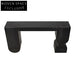 Elegant Black Solid Wood Italian Design Hallway Entry Console Table