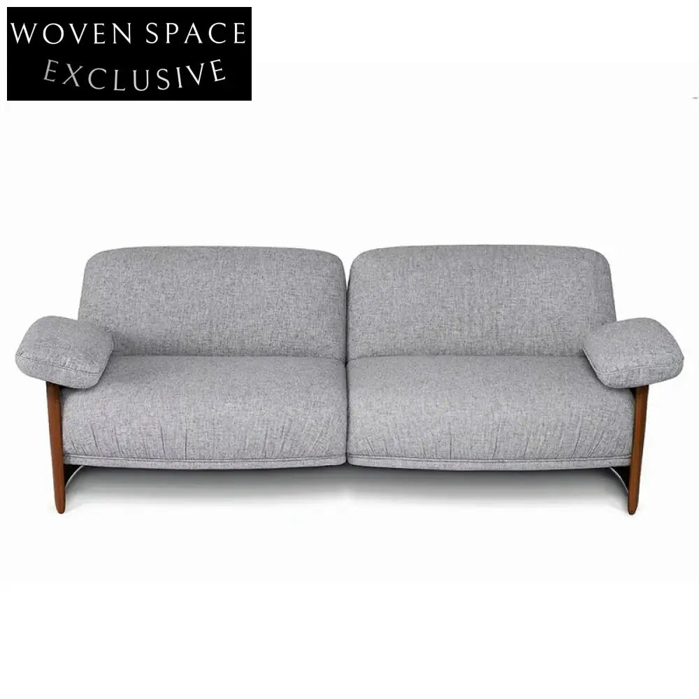 Elegant Boucle Upholstered Solid Wood Relaxing Lounge Armchair