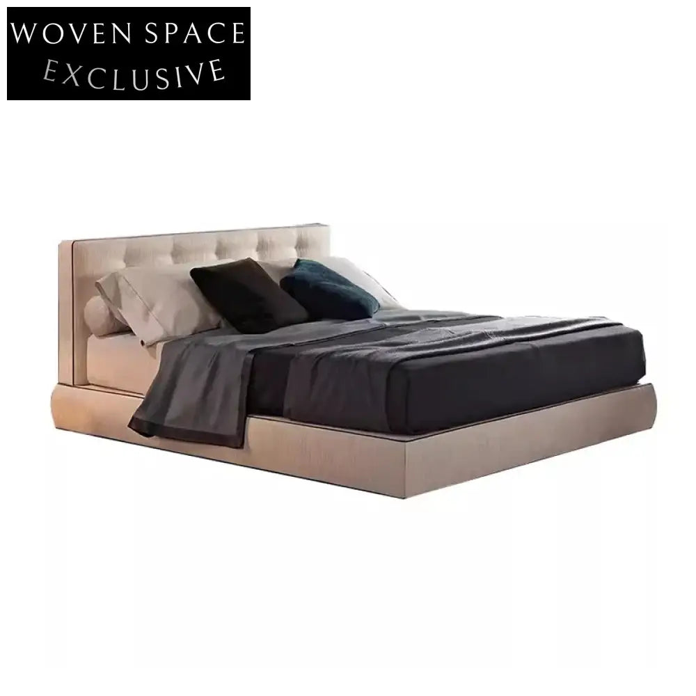 Elegant Boutique Solid Wood Upholstered Hotel Style Sofa Bed
