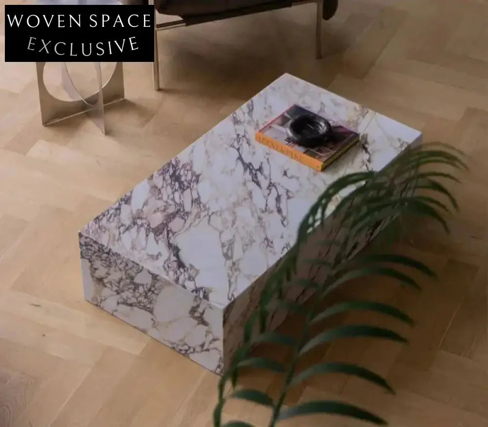 Luxury Oval Calacatta Viola Marble Coffee Table for Elegant Living Rooms