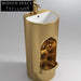 Elegant Ceramic Pedestal Wudu Ablution Hand & Foot Washing Basin