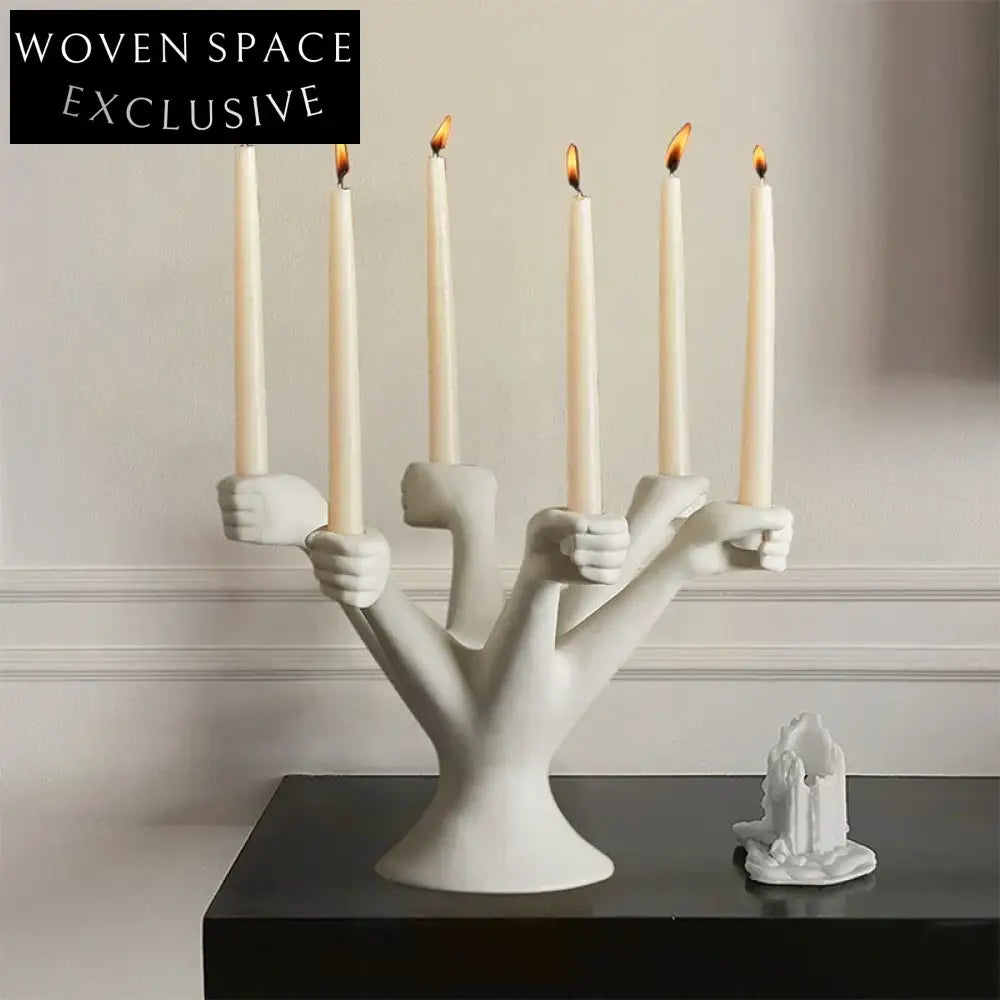 Elegant Ceramic Retro Home Decor Candlestick Holder for Weddings & Events