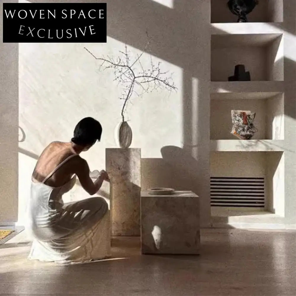 Elegant Ceramic Splash-ink Design Decorative Modern Tabletop Flower Vase