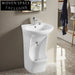Elegant Ceramic Wudu Foot Wash Basin for Bathroom & Mosque Rituals