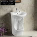 Elegant Ceramic Wudu Foot Wash Basin for Bathroom & Mosque Rituals
