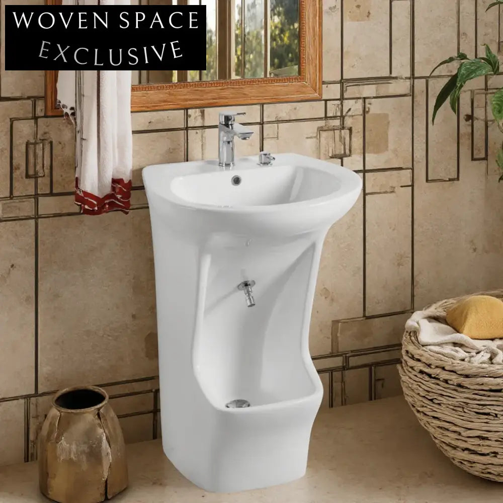 Elegant Ceramic Wudu Foot Wash Basin for Bathroom & Mosque Rituals