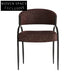 Elegant Chinese Style Fabric Armrest Dining Chair for Home & Hotel