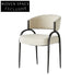 Elegant Chinese Style Fabric Armrest Dining Chair for Home & Hotel