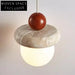 Elegant Cream Travertine Bedside Pendant Light, Smart Home Decor Chandelier