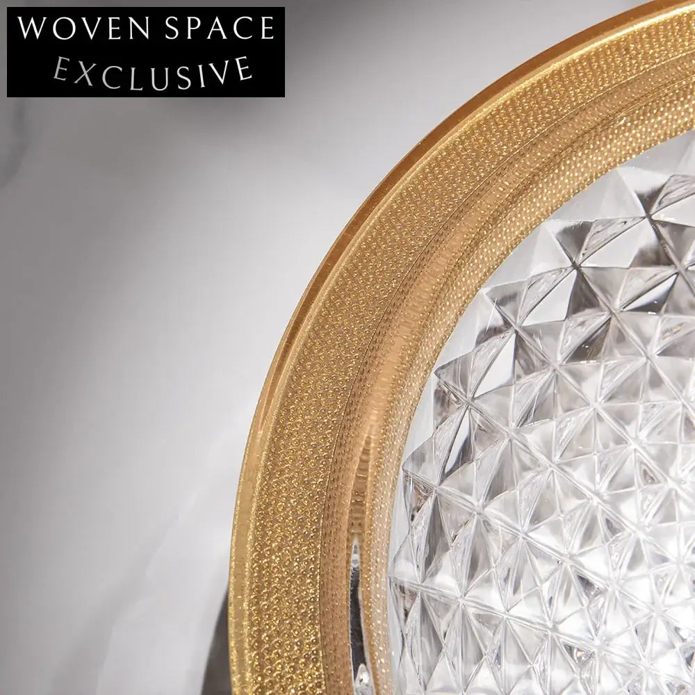 Elegant Crystal Glass Round Countertop Bathroom Vessel Sink