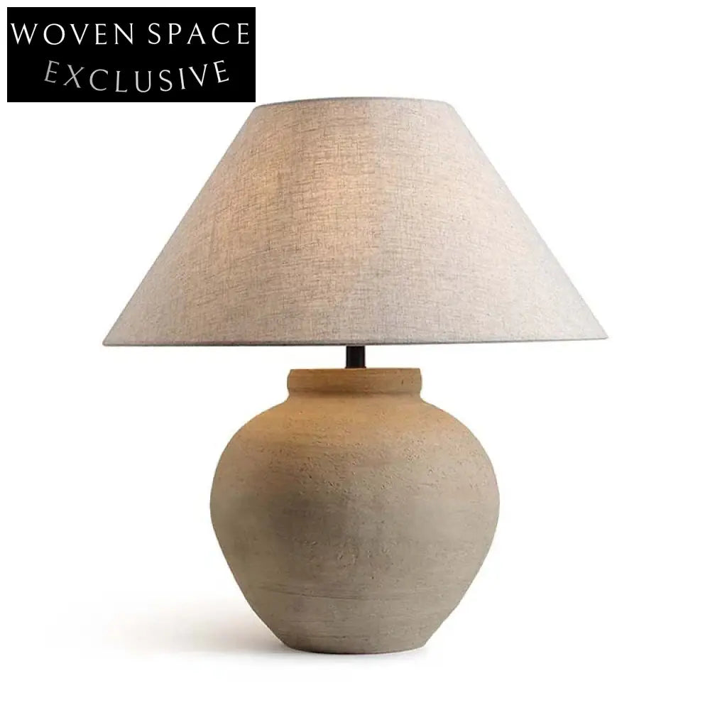 Elegant Cylindrical Ceramic Table Lamp with Touch Control LED