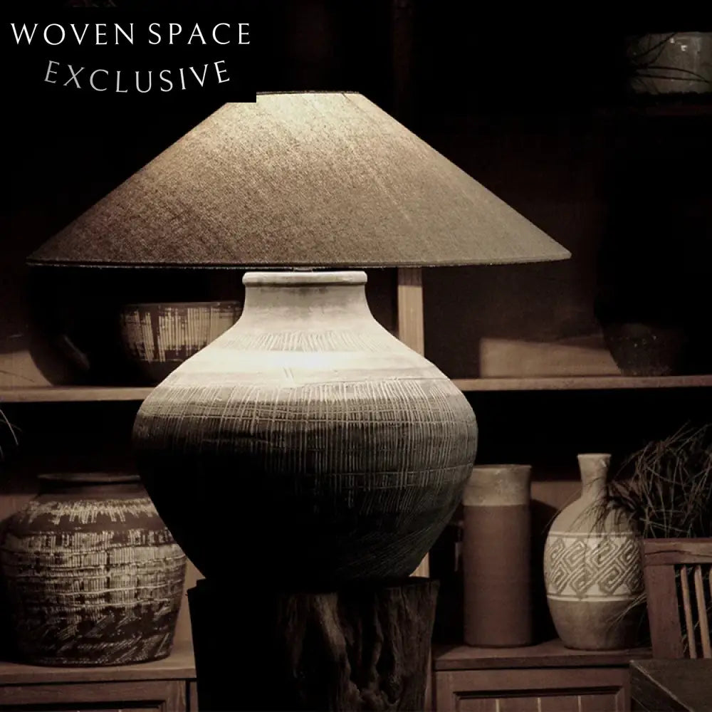 Elegant Cylindrical Ceramic Table Lamp with Touch Control LED