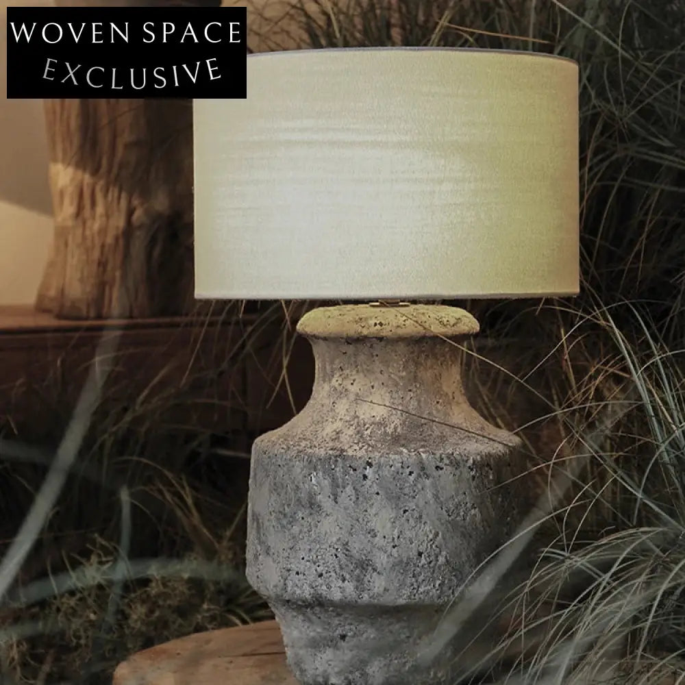 Elegant Cylindrical Ceramic Table Lamp with Touch Control LED