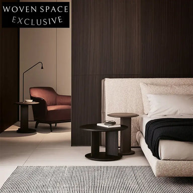 Elegant European Solid Wood Round Living Room Accent Coffee Table