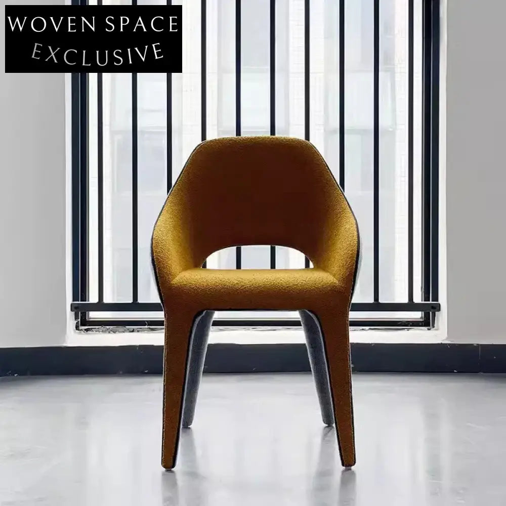 Elegant Fabric Dining Chair with Solid Wood Frame for Modern Homes