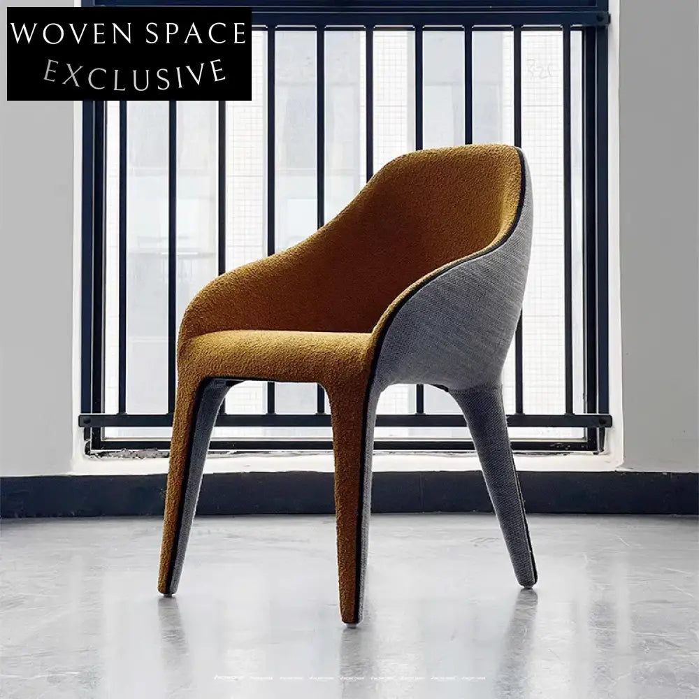 Elegant Fabric Dining Chair with Solid Wood Frame for Modern Homes