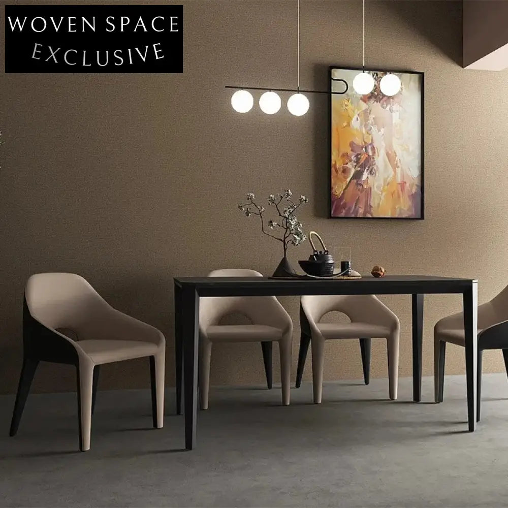Elegant Fabric Dining Chair with Solid Wood Frame for Modern Homes