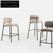 Elegant Fabric & Metal Bar Stool for Modern Coffee Shops and Restaurants