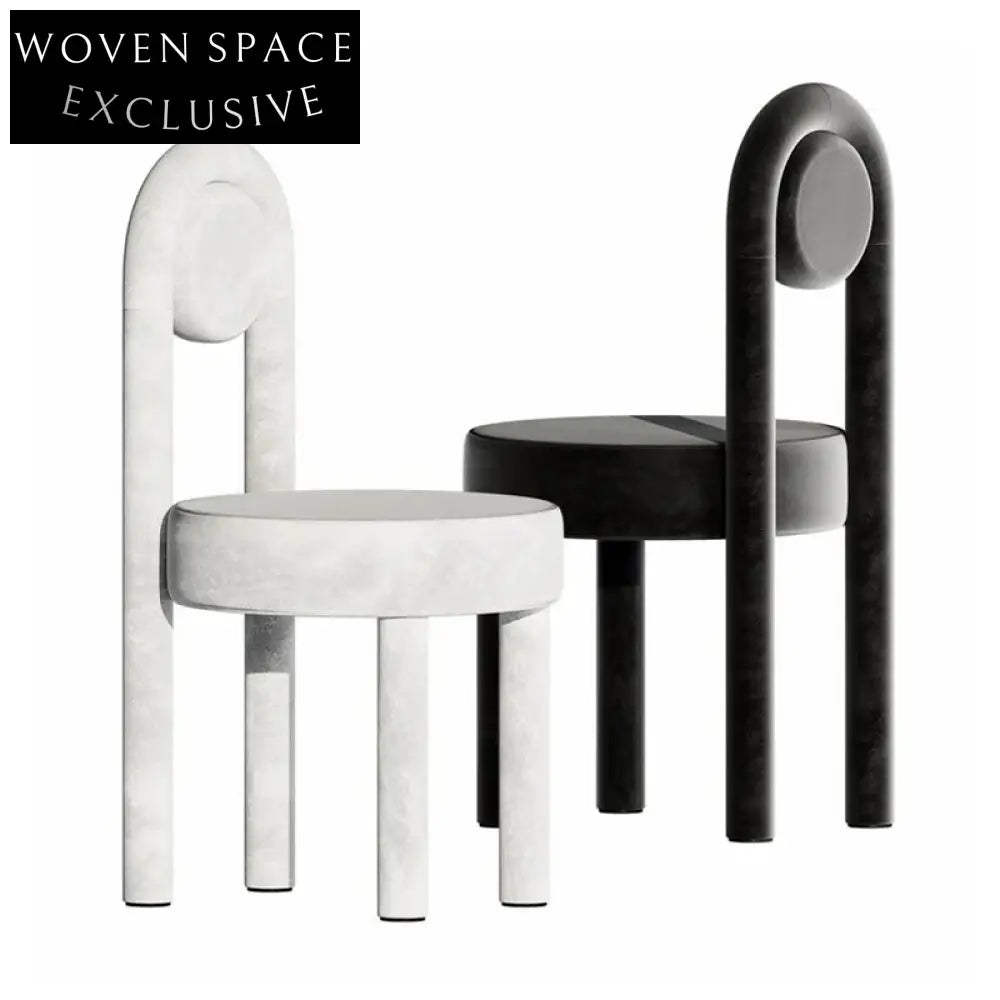 Elegant Fabric Upholstered Dining Chair for Home, Hotel, Villa, Restaurant