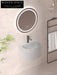 Elegant Fluted Artificial Stone Wall-Mounted Bathroom Sink Basin