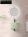 Elegant Fluted Artificial Stone Wall Mounted Space-Saving Bathroom Wash Basin