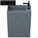 Elegant Freestanding Sandstone Bathroom Sink, Modern Eco-Friendly Hand Washing Basin