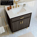 Elegant Freestanding Wooden Bathroom Vanity with Sink and Storage Cabinet